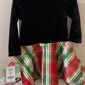 NWT Bonnie Jean Holiday Dress 2T